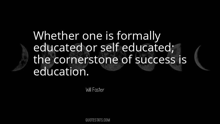 Quotes About Success Without Education #115948