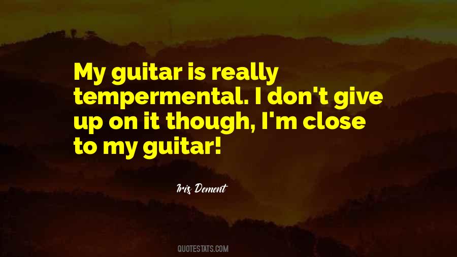 Tempermental Quotes #1298852