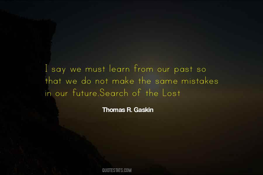 Quotes About The Past Mistakes #391512