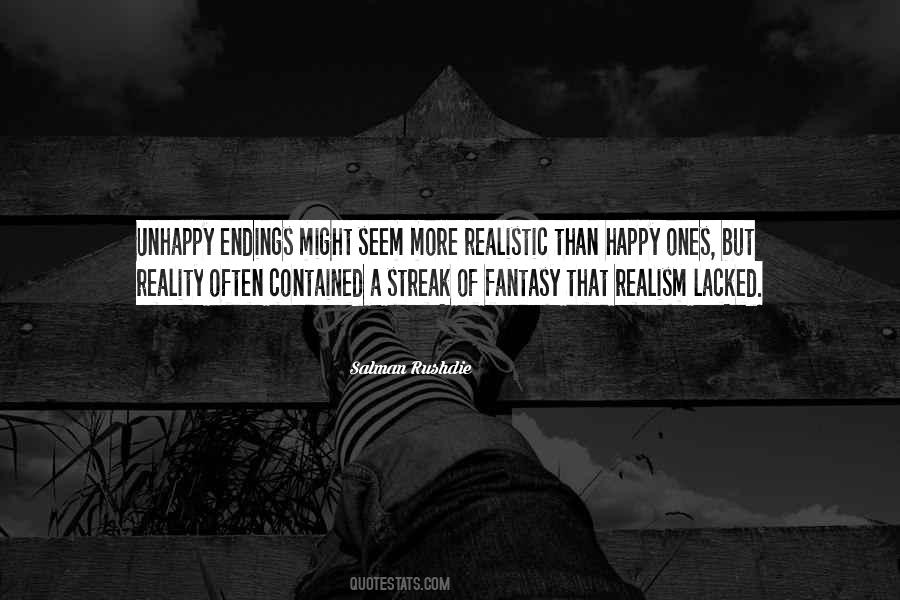 Quotes About Unhappy Endings #360091