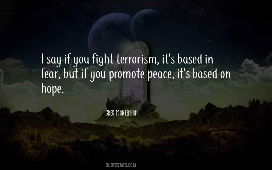 Terrorism's Quotes #415539