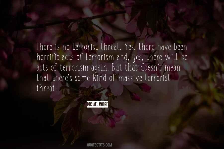Terrorism's Quotes #607075