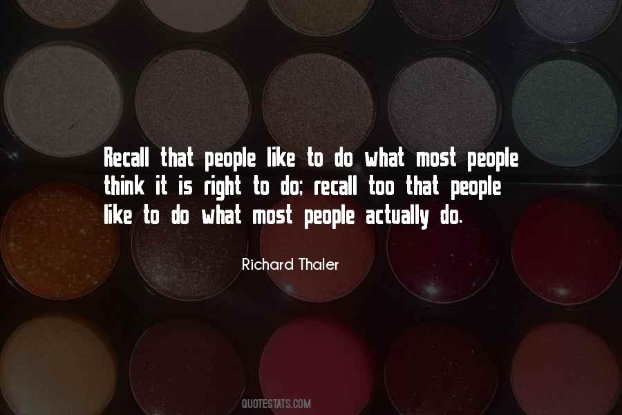 Thaler Quotes #225726