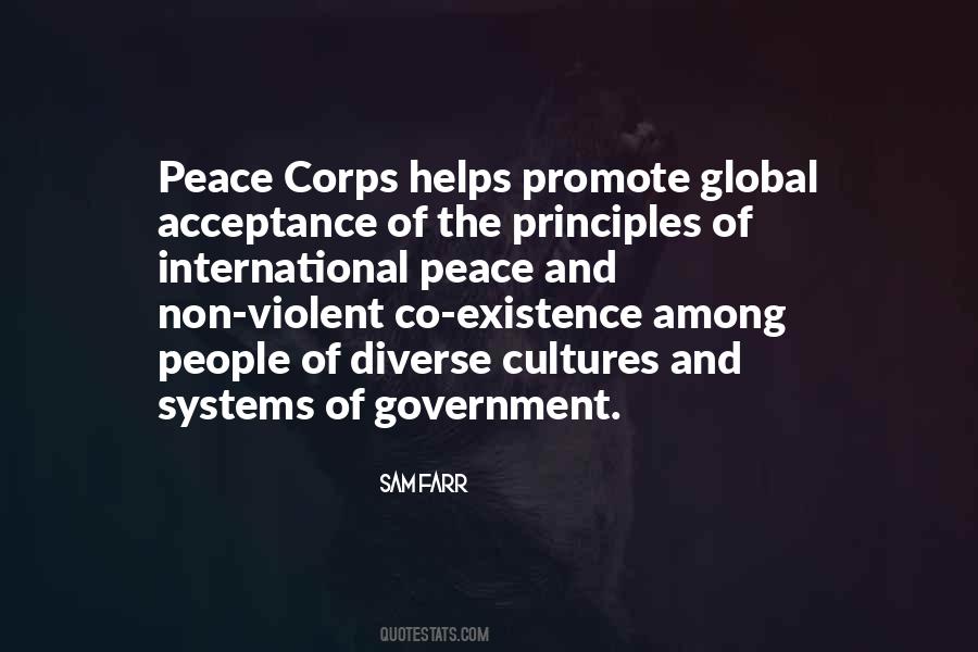 Quotes About Peace Corps #1557252