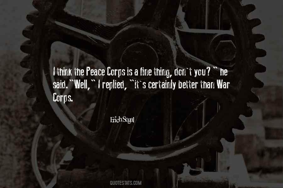 Quotes About Peace Corps #175694