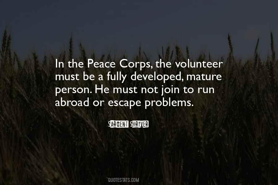 Quotes About Peace Corps #820174