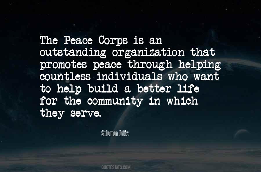 Quotes About Peace Corps #9608