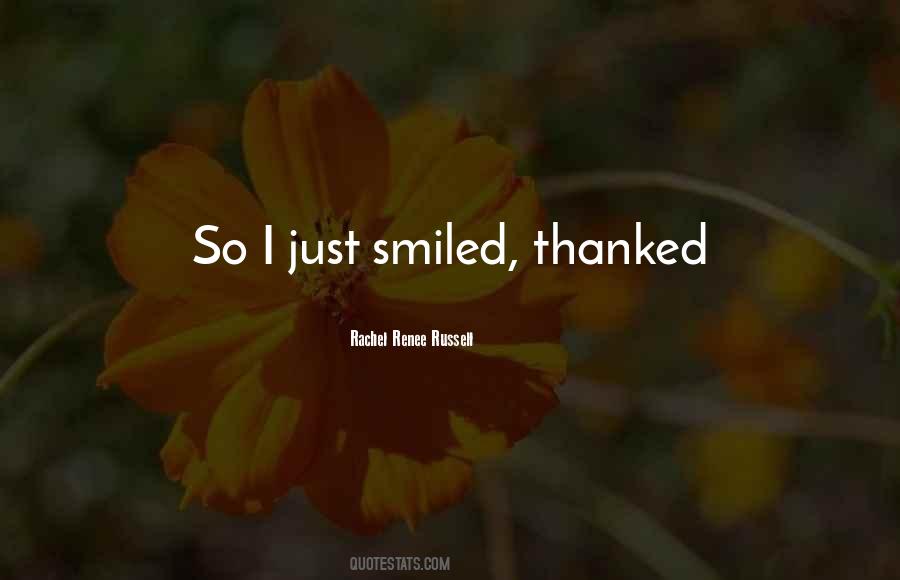 Thanked Quotes #287449