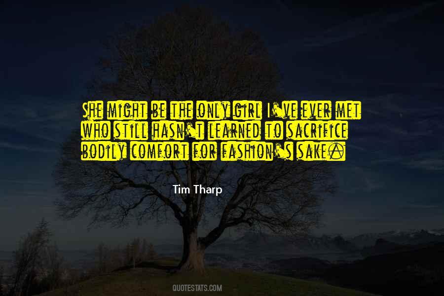 Tharp Quotes #228925