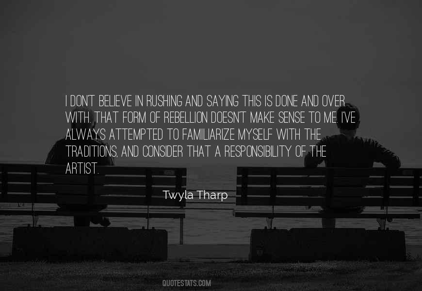 Tharp Quotes #429906