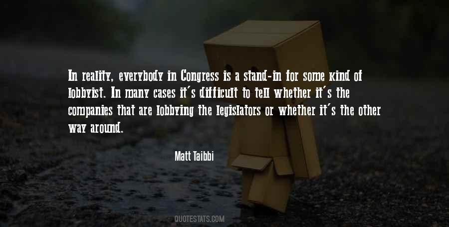 Quotes About Lobbying #1239519