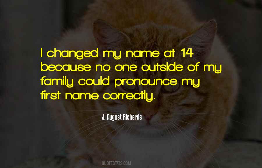 Quotes About Your Family Name #46028