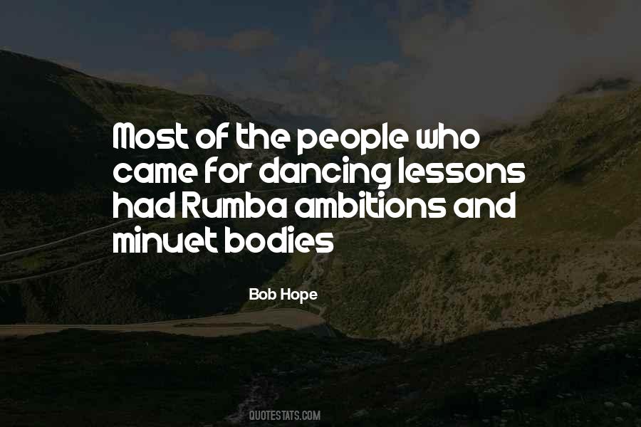 Quotes About Rumba #221455