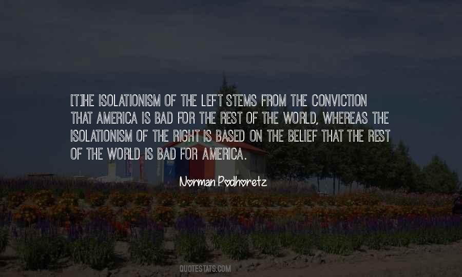 Quotes About Isolationism #1208978