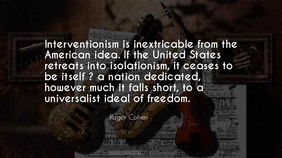 Quotes About Isolationism #1839816