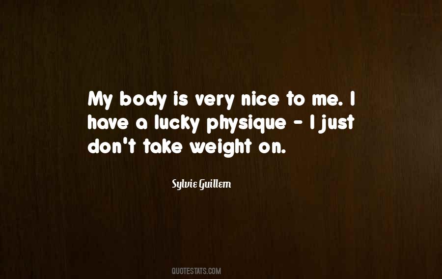 Quotes About A Nice Body #1238044