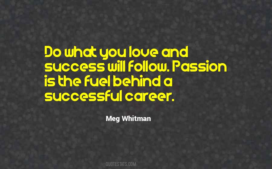 Quotes About Career Passion #1082967