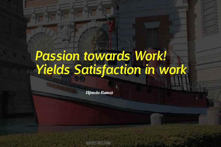 Quotes About Career Passion #1153155