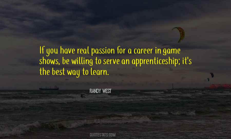 Quotes About Career Passion #203451