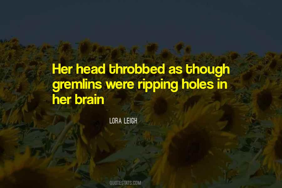 Throbbed Quotes #782435