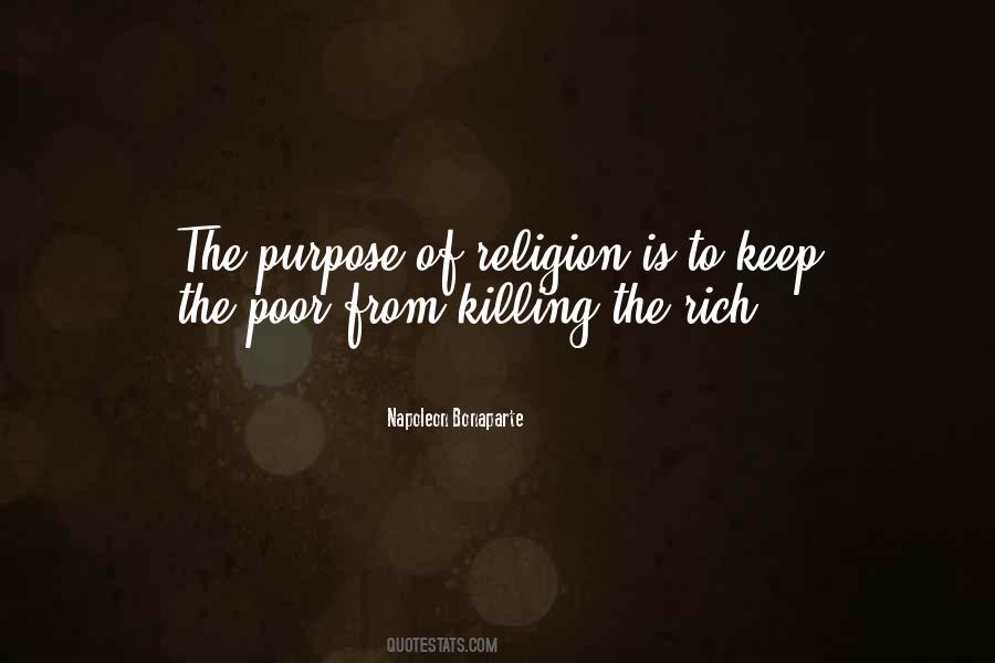 Quotes About The Purpose Of Religion #1660053