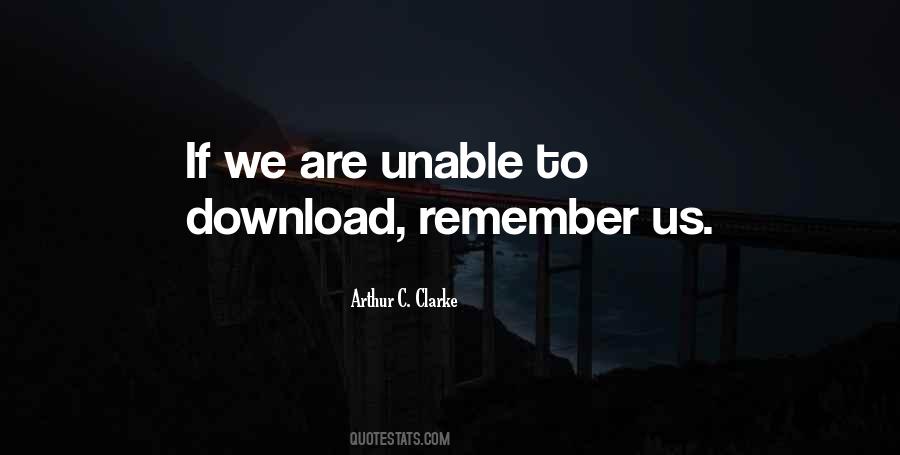 Quotes About Unable #1655394