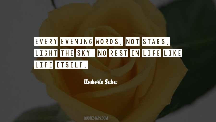 Quotes About The Evening Sky #1448008