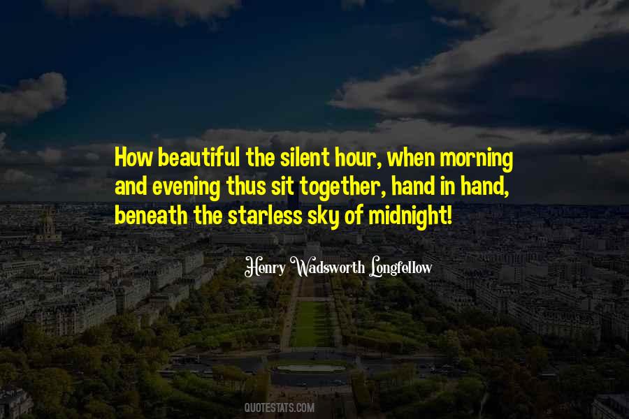 Quotes About The Evening Sky #583593