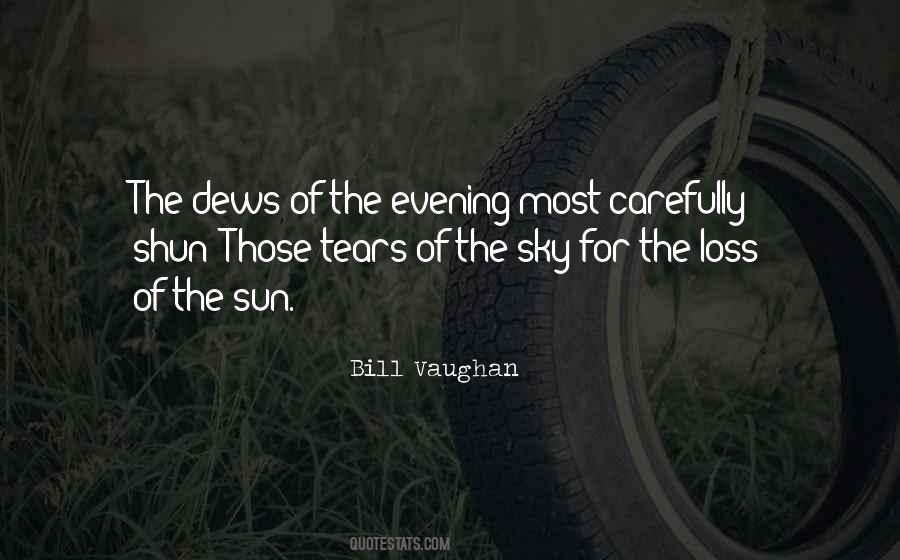 Quotes About The Evening Sky #989242