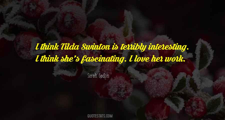 Tilda Quotes #1239111