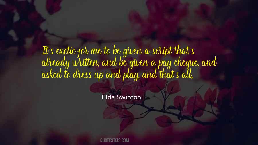 Tilda Quotes #333563