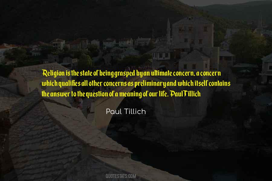 Tillich's Quotes #1454692