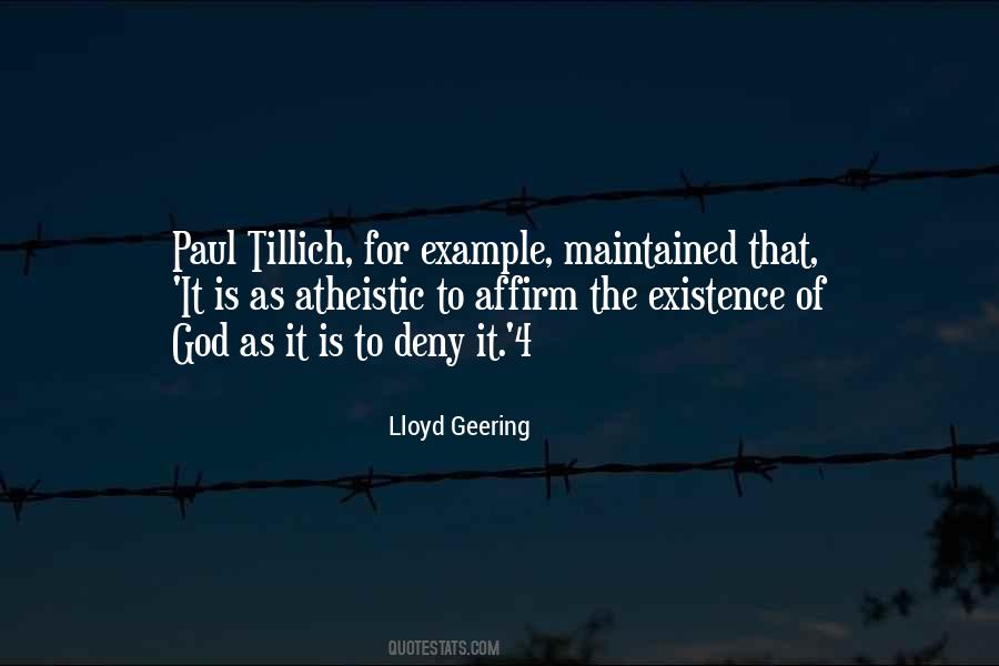 Tillich's Quotes #1660261