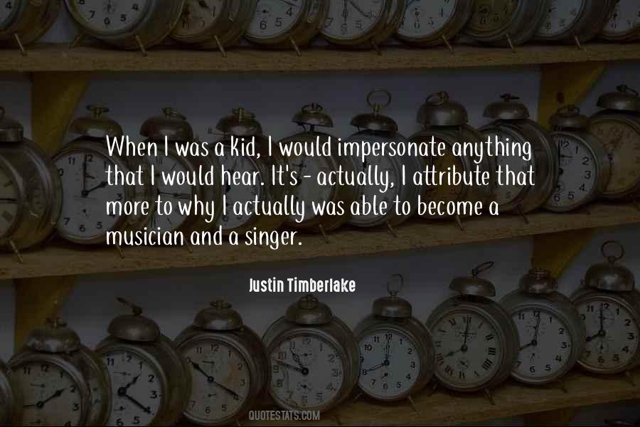 Timberlake's Quotes #289082