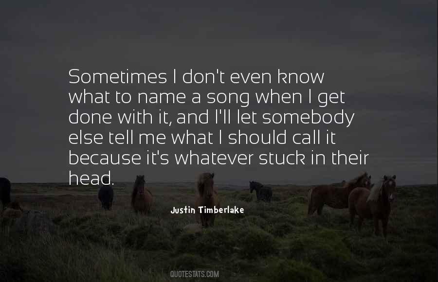 Timberlake's Quotes #79810
