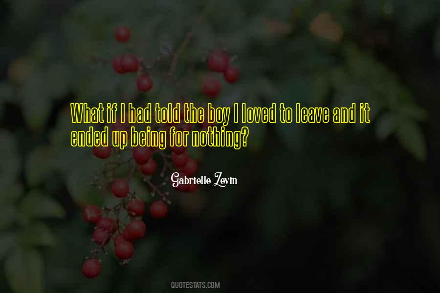 Quotes About Love That Ended #653689