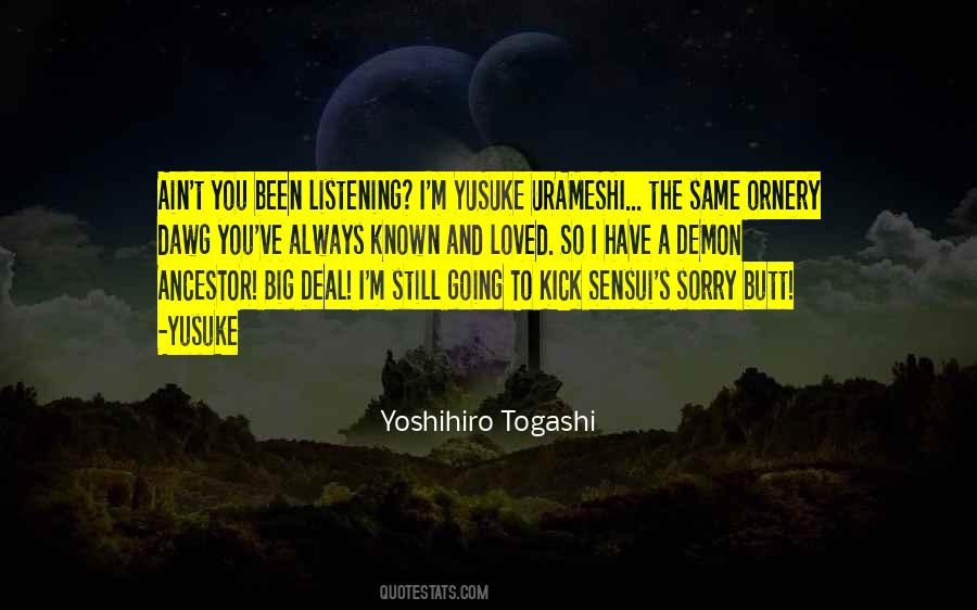Togashi Quotes #35147