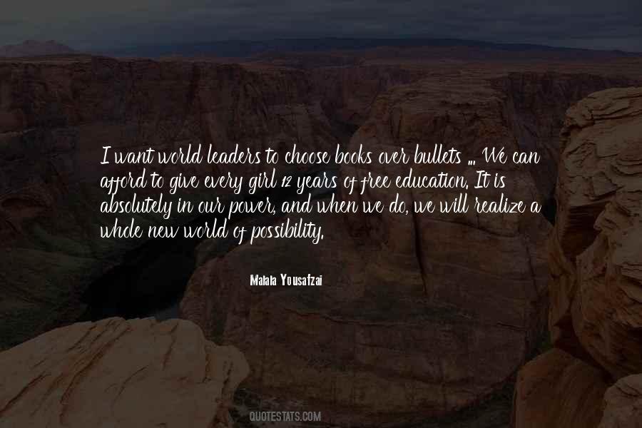 Quotes About Education In I Am Malala #342767