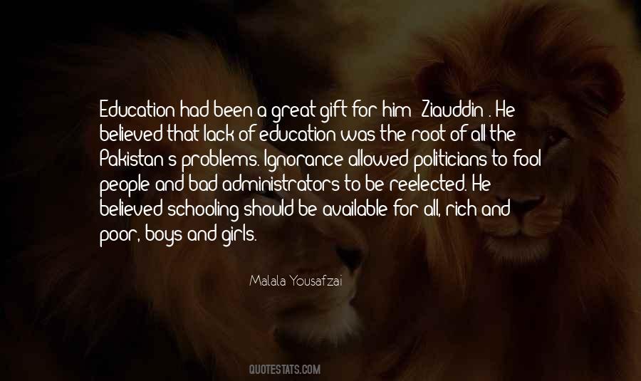 Quotes About Education In I Am Malala #642617