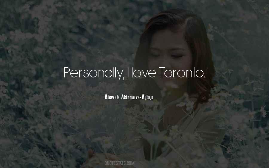 Toronto's Quotes #108922