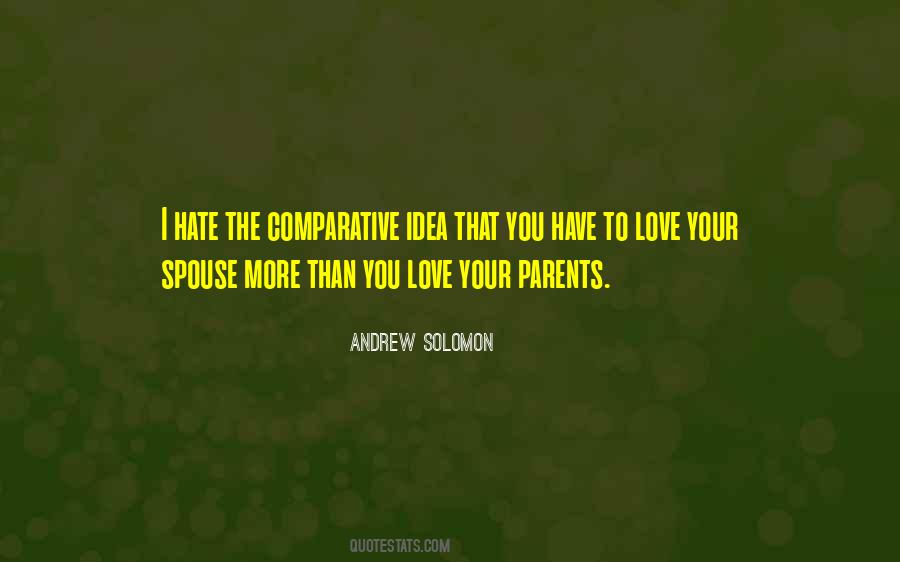 Quotes About Your Parents Love #128302