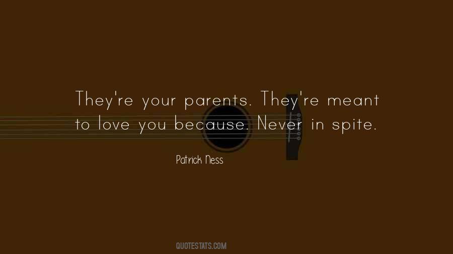 Quotes About Your Parents Love #144105