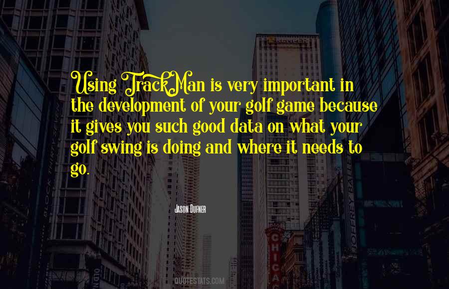 Trackman Quotes #780070