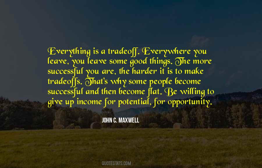 Tradeoff Quotes #396411