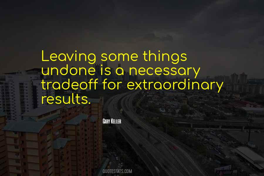 Tradeoff Quotes #785049