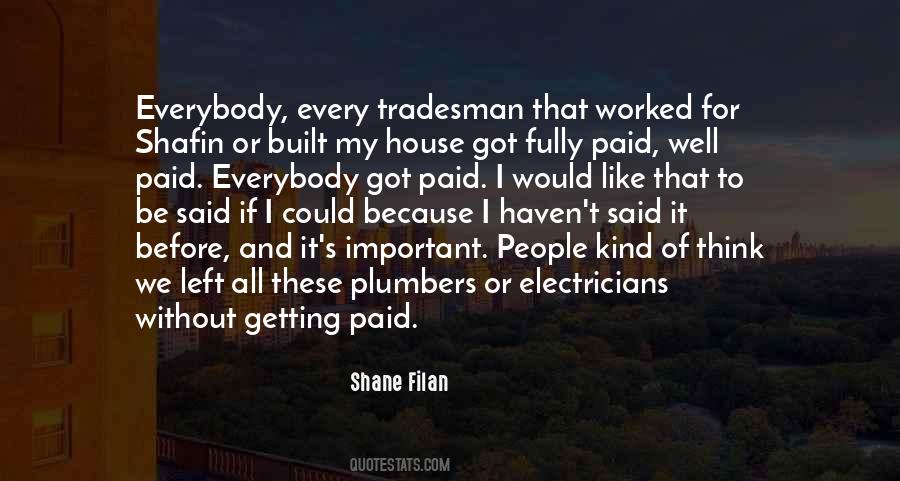 Tradesman's Quotes #1425888