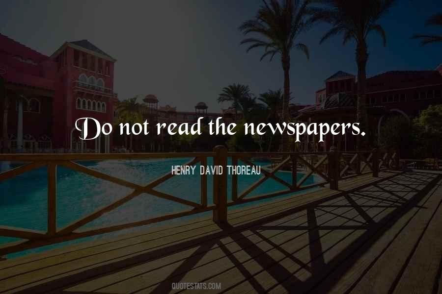 Quotes About Newspapers Journalism #134295