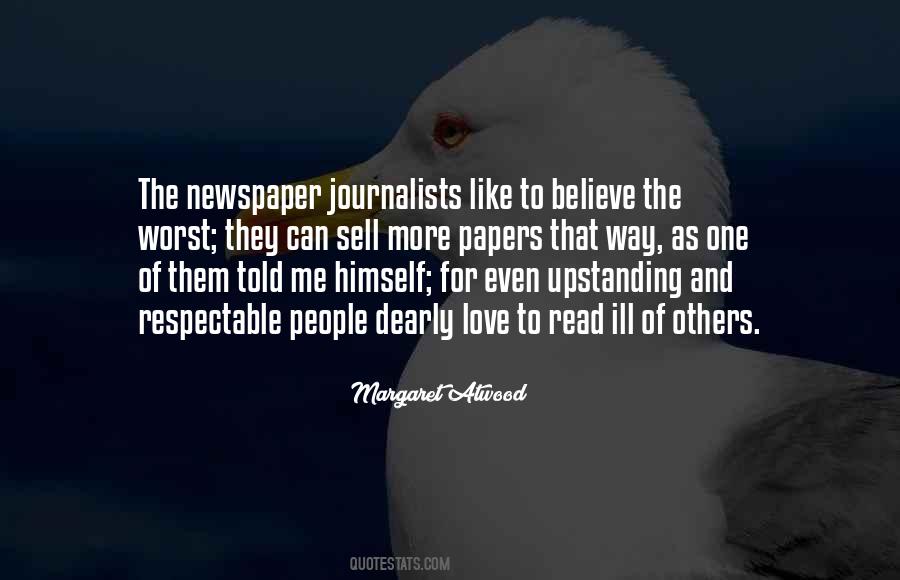 Quotes About Newspapers Journalism #312643