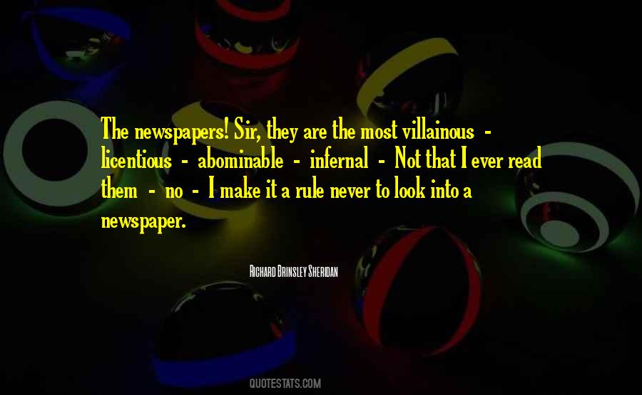 Quotes About Newspapers Journalism #955730