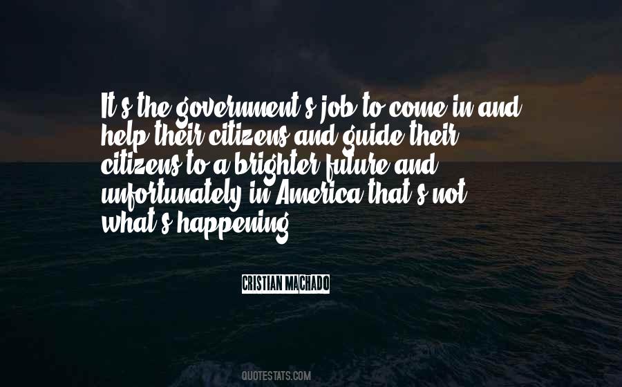 Quotes About Government Help #444500